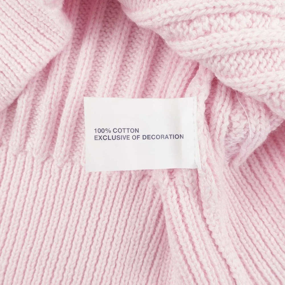 NWT GAP Cotton Cardigan Sweater Girl's Small Light Pink